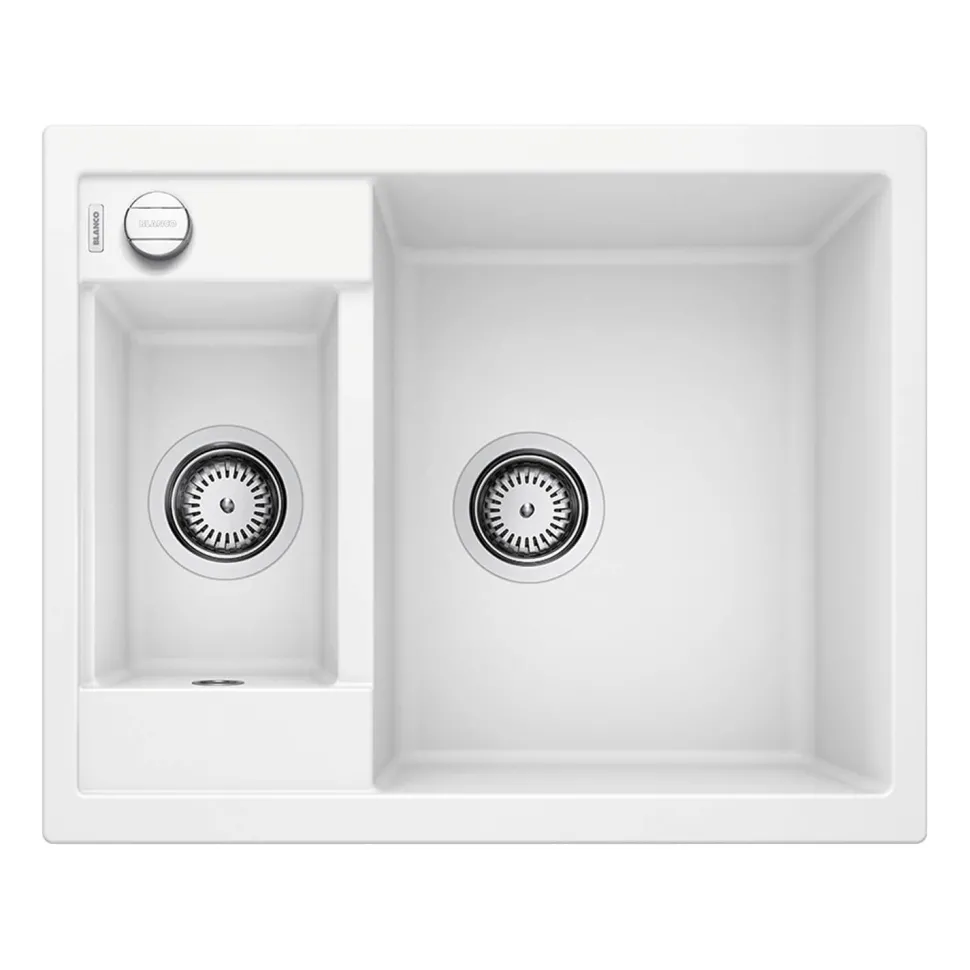 Blanco Metra 6 1.5 Bowl Inset Silgranit Composite Kitchen Sink & Waste - 615 x 500mm