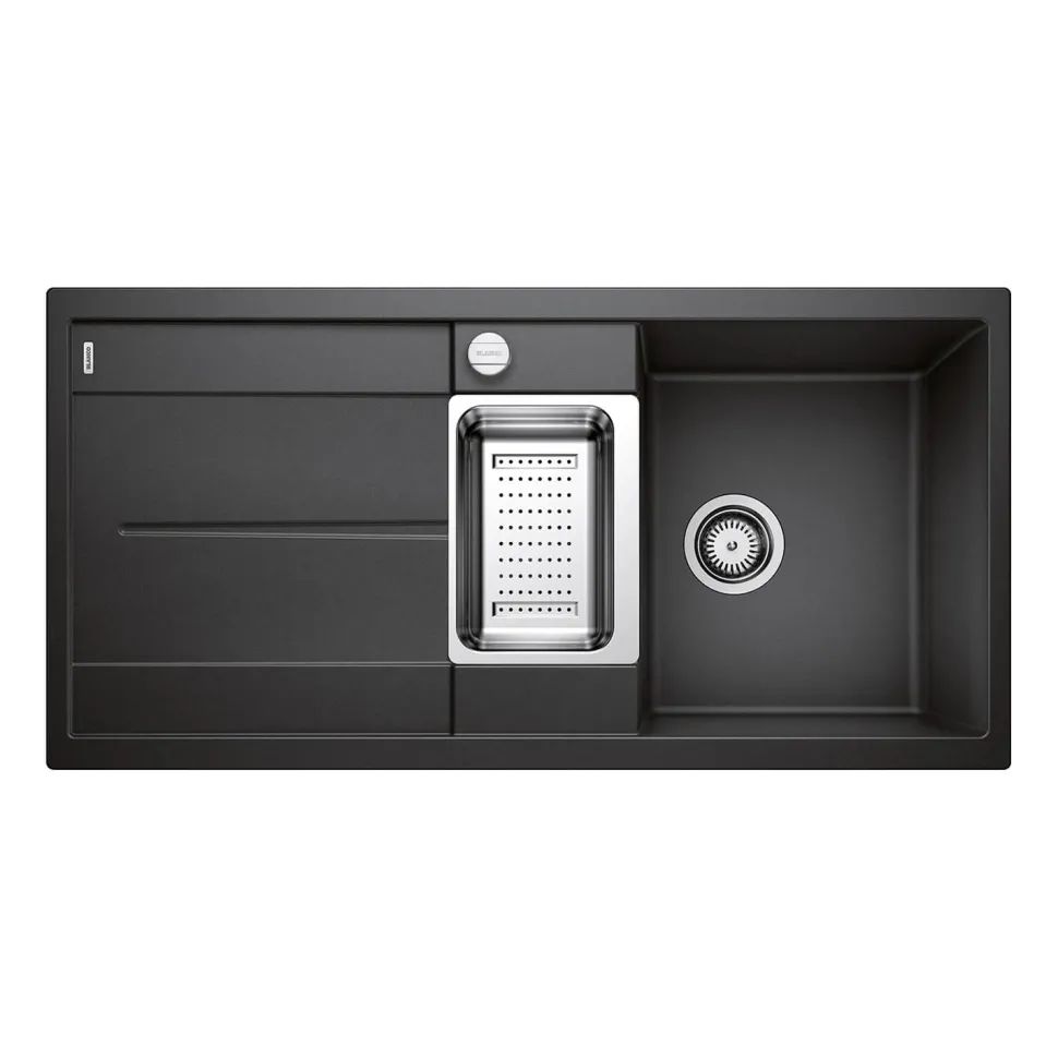 Blanco Metra 6 S 1.5 Bowl Inset Silgranit Composite Kitchen Sink & Waste with Reversible Drainer - 1000 x 500mm