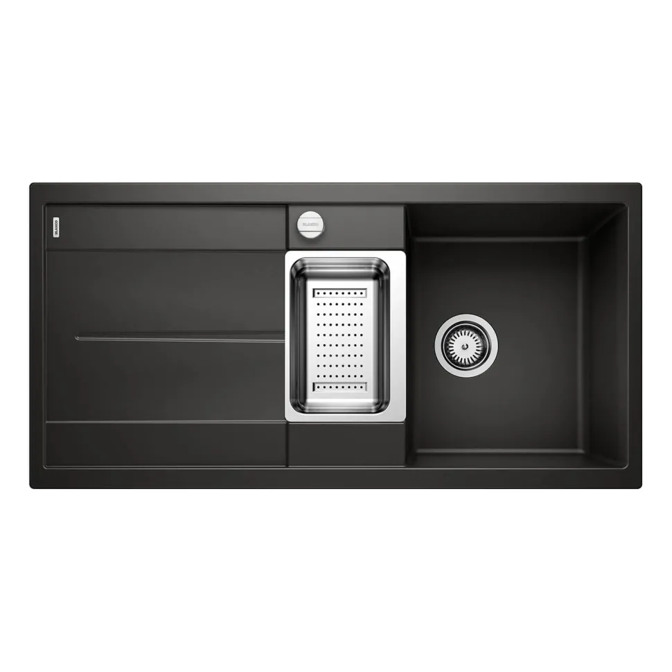 Blanco Metra 6 S 1.5 Bowl Inset Silgranit Composite Kitchen Sink & Waste with Reversible Drainer - 1000 x 500mm
