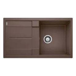 Blanco Metra 5 S Compact 1 Bowl Inset Silgranit Composite Kitchen Sink & Waste with Reversible Drainer - 860 x 500mm