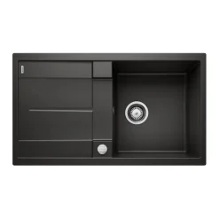 Blanco Metra 5 S Compact 1 Bowl Inset Silgranit Composite Kitchen Sink & Waste with Reversible Drainer - 860 x 500mm