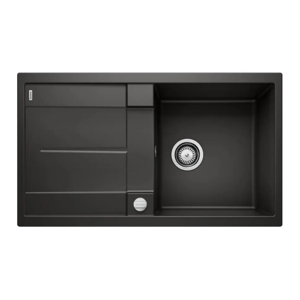 Blanco Metra 5 S Compact 1 Bowl Inset Silgranit Composite Kitchen Sink & Waste with Reversible Drainer - 860 x 500mm