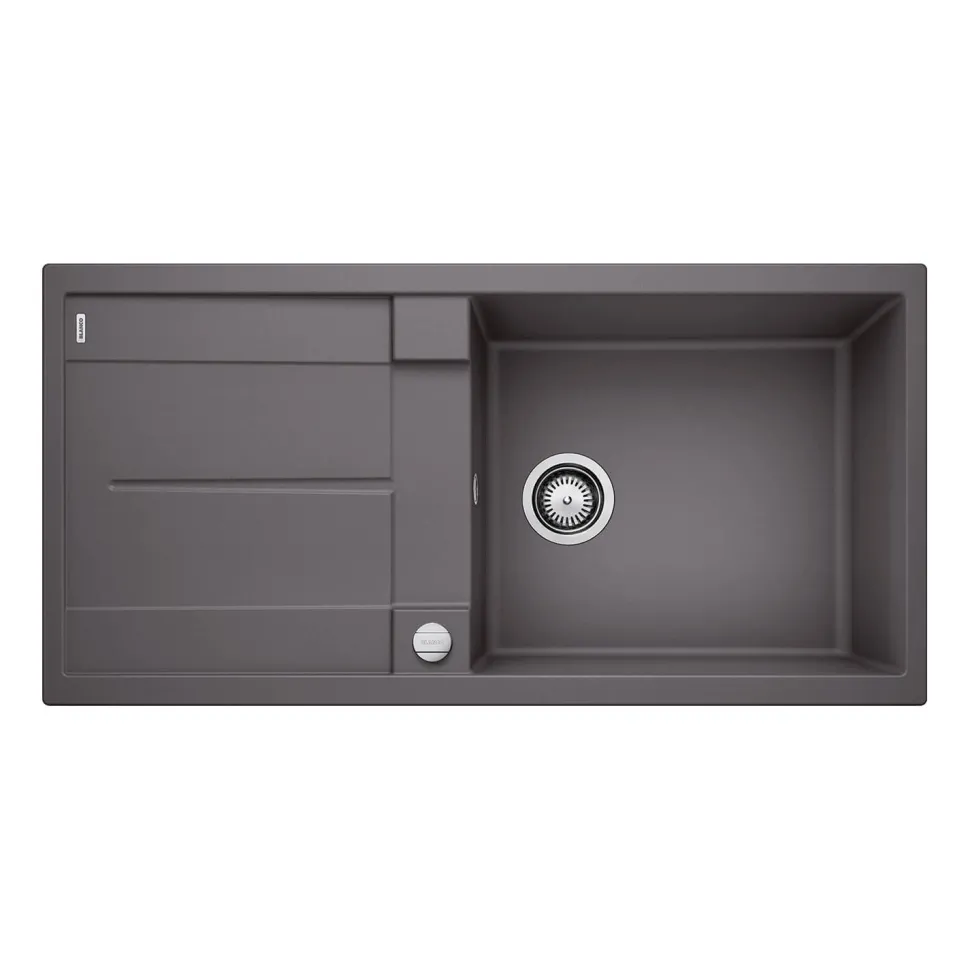 Blanco Metra XL 6 S 1 Bowl Inset Silgranit Composite Kitchen Sink & Waste with Reversible Drainer - 1000 x 500mm