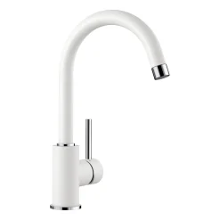 Blanco Mida-S Single Lever Mono Pull Out Kitchen Mixer Tap with Silgranit Matching Finish