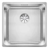 Blanco Solis 1 Bowl Undermount Brushed Stainless Steel Kitchen Sink & Waste - 440 x 440mm