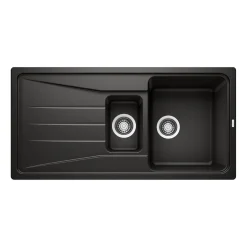 Blanco Sona 6 S 1.5 Bowl Inset Silgranit Composite Kitchen Sink & Waste with Reversible Drainer - 1000 x 500mm