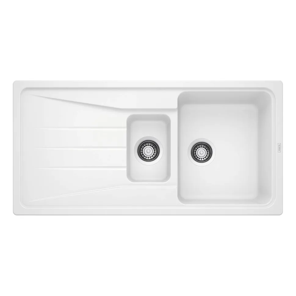 Blanco Sona 6 S 1.5 Bowl Inset Silgranit Composite Kitchen Sink & Waste with Reversible Drainer - 1000 x 500mm