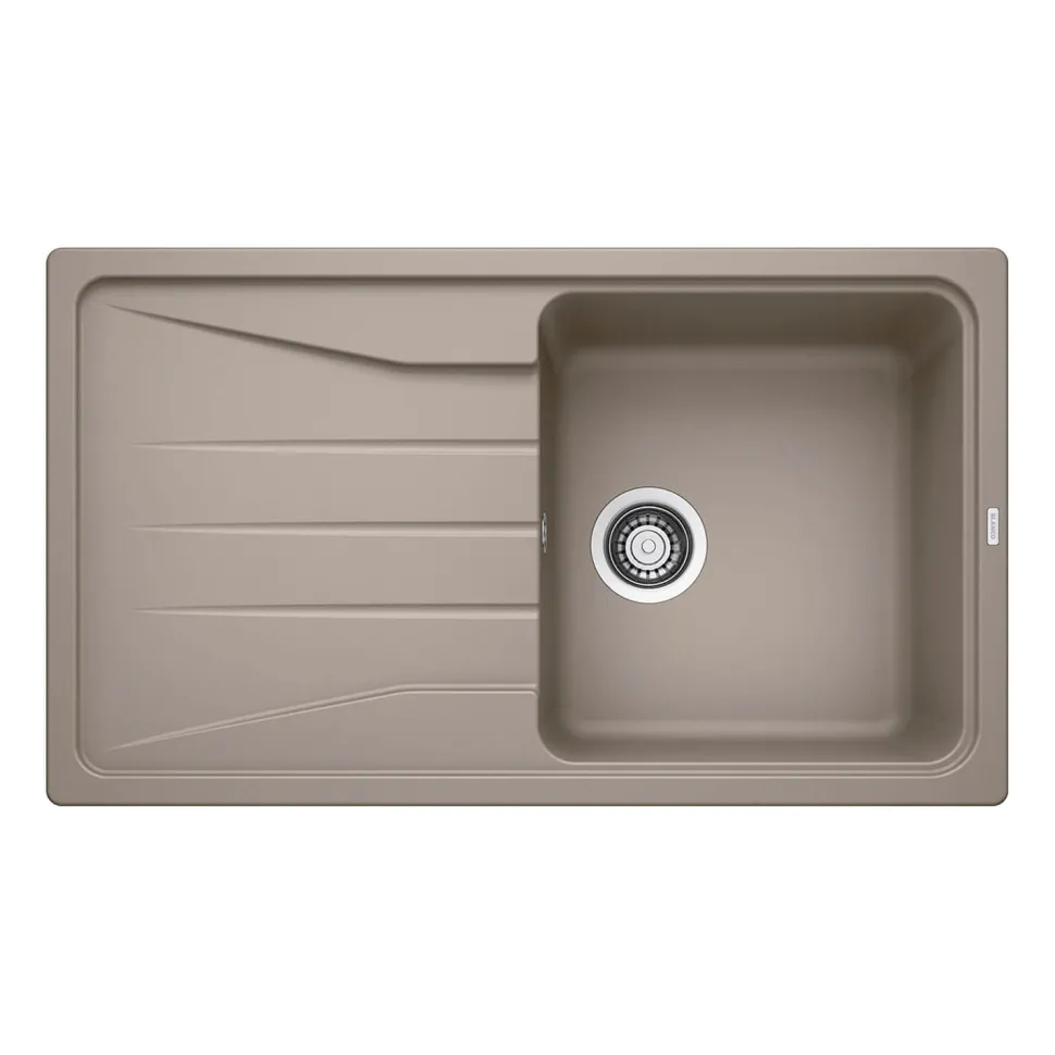 Blanco Sona 5 S Compact 1 Bowl Inset Silgranit Composite Kitchen Sink & Waste with Reversible Drainer - 860 x 500mm
