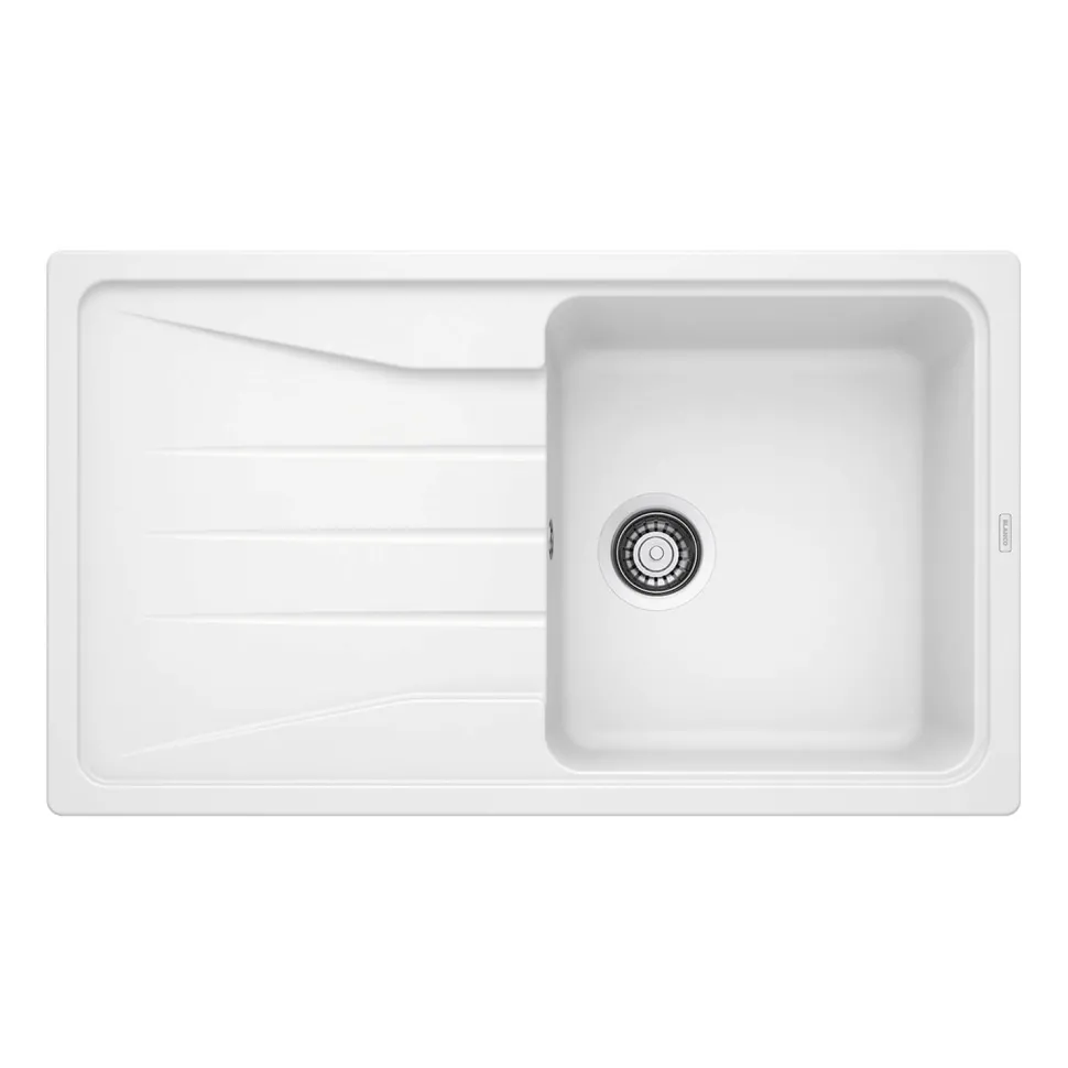 Blanco Sona 5 S Compact 1 Bowl Inset Silgranit Composite Kitchen Sink & Waste with Reversible Drainer - 860 x 500mm