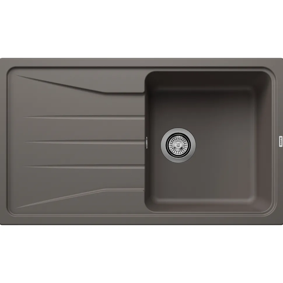 Blanco Sona 5 S Compact 1 Bowl Inset Silgranit Composite Kitchen Sink & Waste with Reversible Drainer - 860 x 500mm