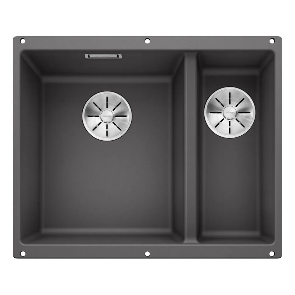 Blanco Subline 1.5 Bowl Undermount Silgranit Composite Kitchen Sink & Waste - 555 x 460mm