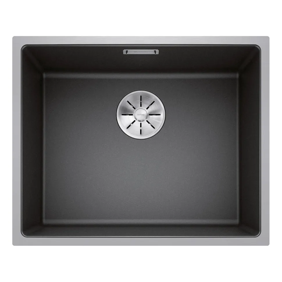 Blanco Subline 500-IF Silgranit Composite Kitchen Sink & Waste with Steel Frame - 543 x 443mm
