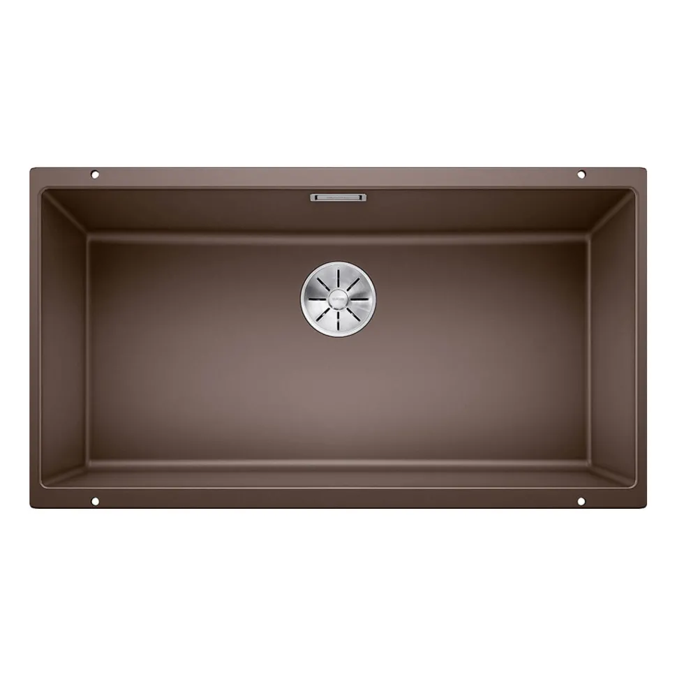 Blanco Subline 800-U Extra Large 1 Bowl Undermount Silgranit Composite Kitchen Sink & Waste - 830 x 460mm