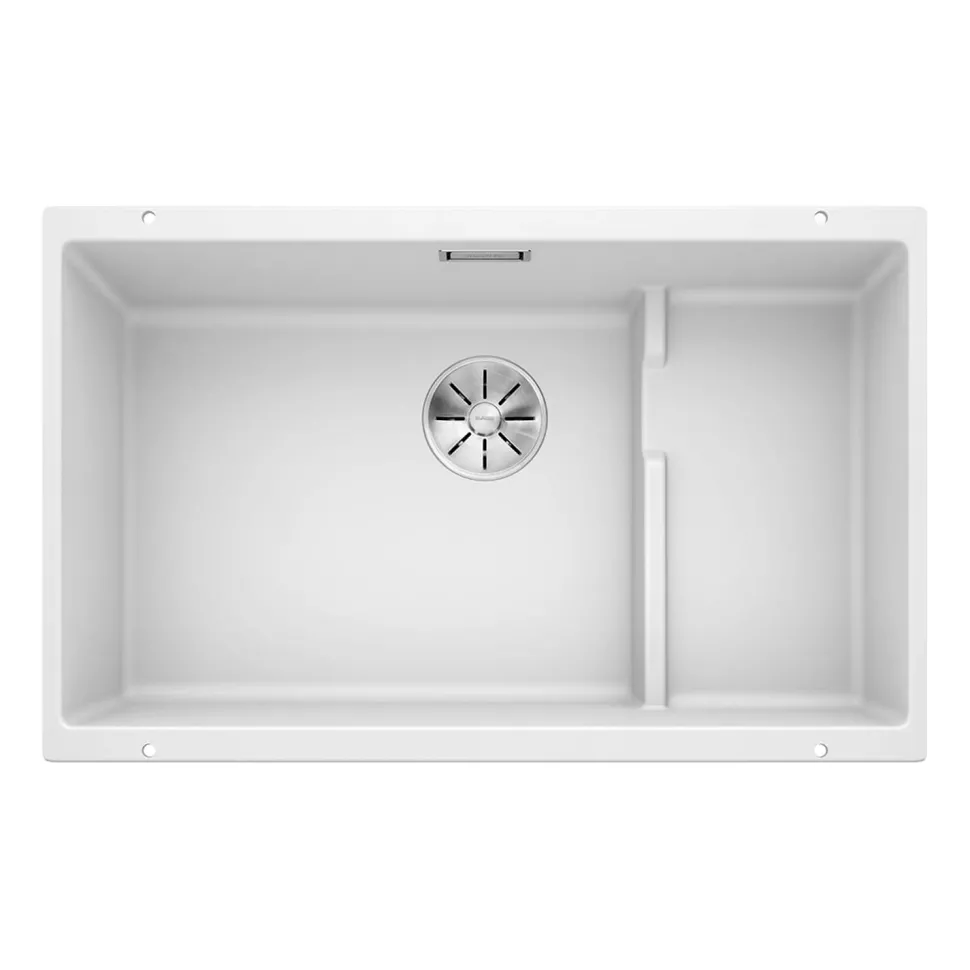 Blanco Subline 700-U Extra Large Stepped 1 Bowl Undermount Silgranit Composite Kitchen Sink & Waste - 730 x 460mm