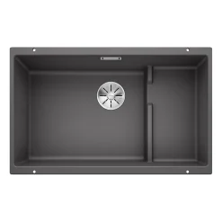 Blanco Subline 700-U Extra Large Stepped 1 Bowl Undermount Silgranit Composite Kitchen Sink & Waste - 730 x 460mm