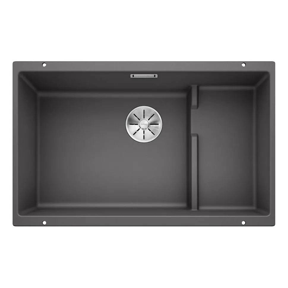 Blanco Subline 700-U Extra Large Stepped 1 Bowl Undermount Silgranit Composite Kitchen Sink & Waste - 730 x 460mm