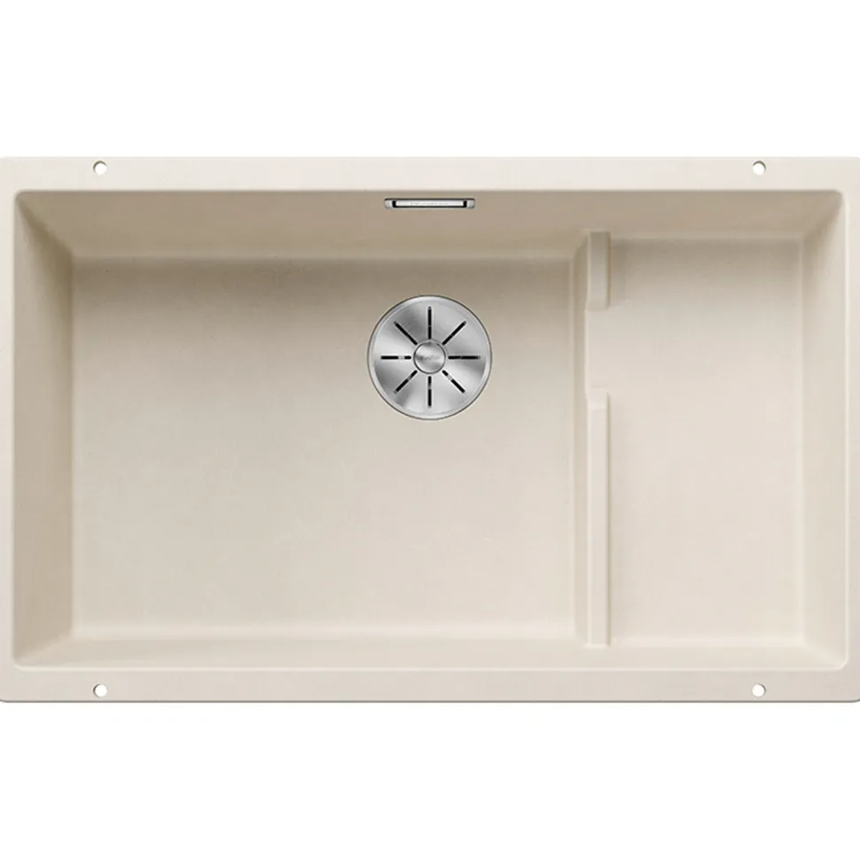 Blanco Subline 700-U Extra Large Stepped 1 Bowl Undermount Silgranit Composite Kitchen Sink & Waste - 730 x 460mm