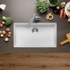 Blanco Subline 700-U Large 1 Bowl Undermount Silgranit Composite Kitchen Sink & Waste - 730 x 460mm