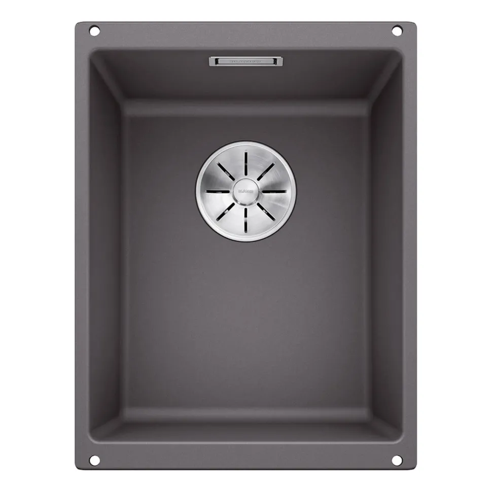 Blanco Subline 320-U Ultra Compact 1 Bowl Undermount Silgranit Composite Kitchen Sink & Waste - 350 x 460mm