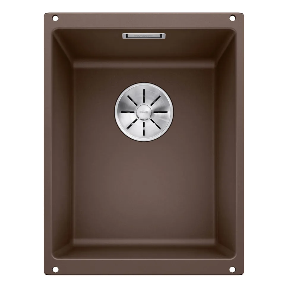 Blanco Subline 320-U Ultra Compact 1 Bowl Undermount Silgranit Composite Kitchen Sink & Waste - 350 x 460mm