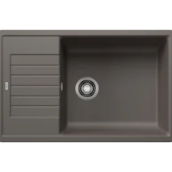 Blanco Zia XL 6 S Compact 1 Bowl Inset Silgranit Composite Kitchen Sink & Waste with Reversible Drainer - 780 x 500mm
