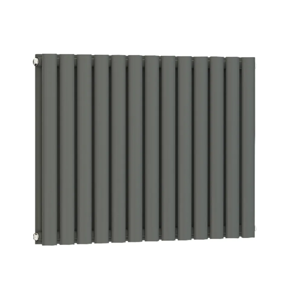 Brenton Oval Double Panel Horizontal Radiator - 600 x 780mm