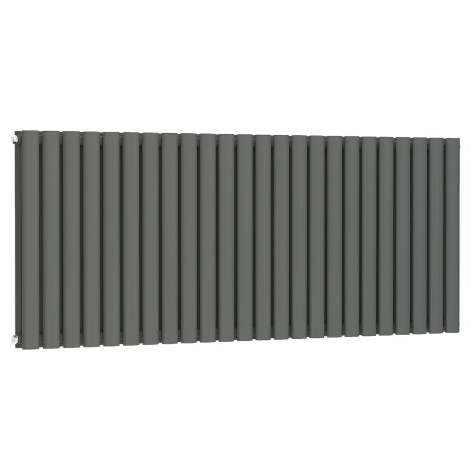 Brenton Oval Double Panel Horizontal Radiator - 600 x 1440mm