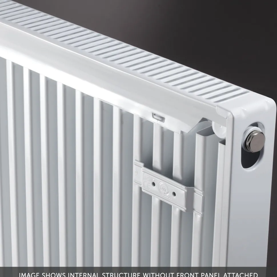 Brenton Type 21 Double Panel Single Convector Radiator - White