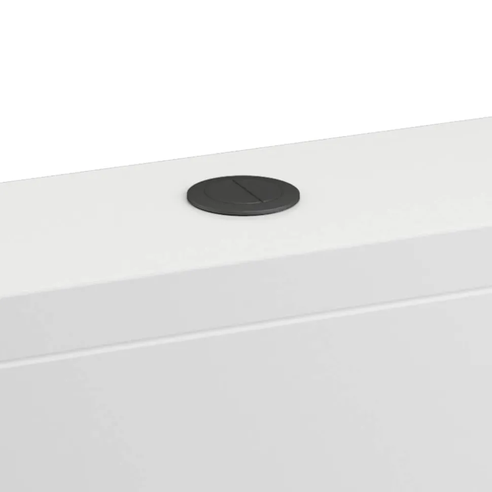 Britton Bathrooms Cistern Flush Button - Matt Black
