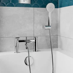 Britton Bathrooms Greenwich Bath Shower Mixer Tap - Chrome