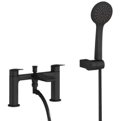 Britton Bathrooms Greenwich Bath Shower Mixer Tap - Matt Black