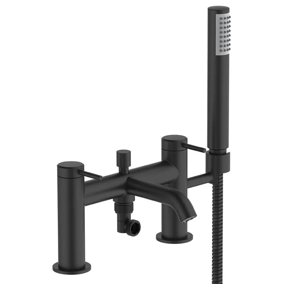 Britton Bathrooms Hoxton Bath Shower Mixer Tap - Matt Black