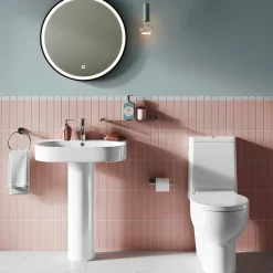 Britton Bathrooms Hoxton Towel Ring - Chrome