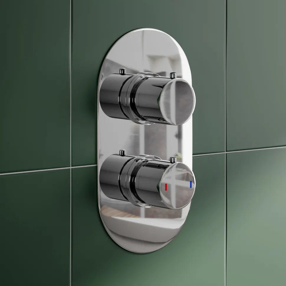 Brooke Concealed Shower Valve & Fixed Shower Head Package
