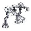 Burlington Anglesey Regent Deck Mounted Bath Filler Tap with Straight Valves