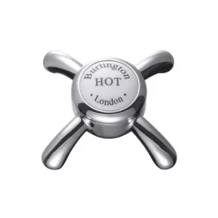 Burlington Anglesey 3 Tap Hole Basin Mixer with Pop-up Waste