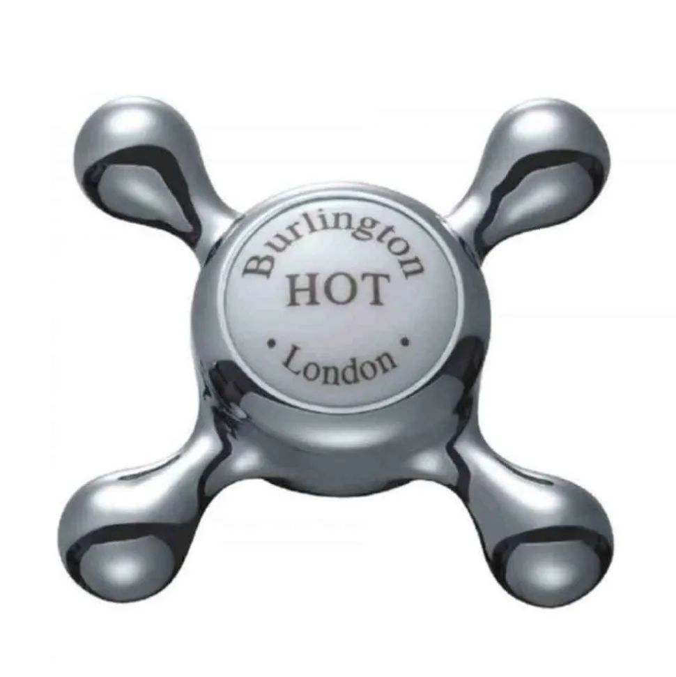 Burlington Claremont Basin Mixer Tap with High Central Indice & Waste
