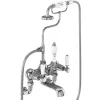 Burlington Kensington Wall Mounted Straight Bath Shower Mixer with S Adjuster
