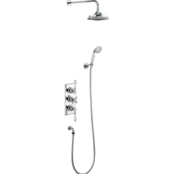 Burlington Trent Thermostatic Shower with Head & Handset