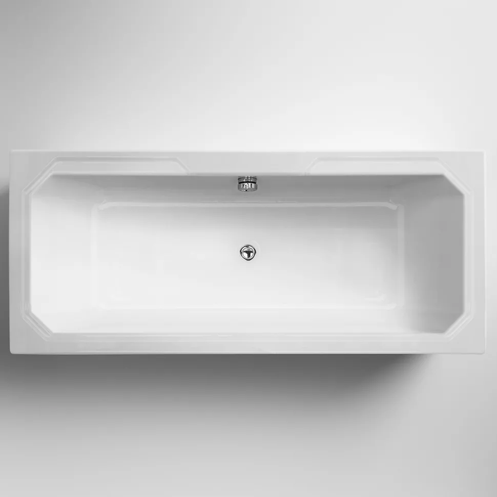 Butler & Rose Art Deco Double Ended Straight Bath - 1800 x 800mm