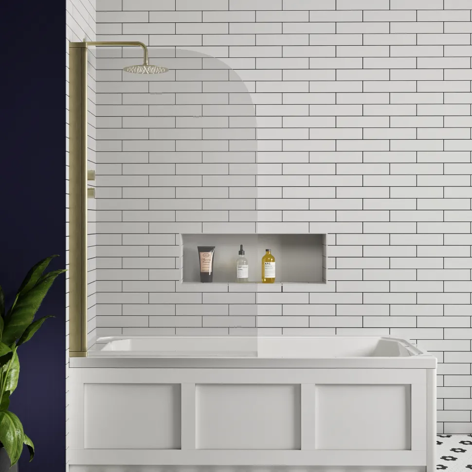 Butler & Rose Art Deco Shower Bath & Shower Screen