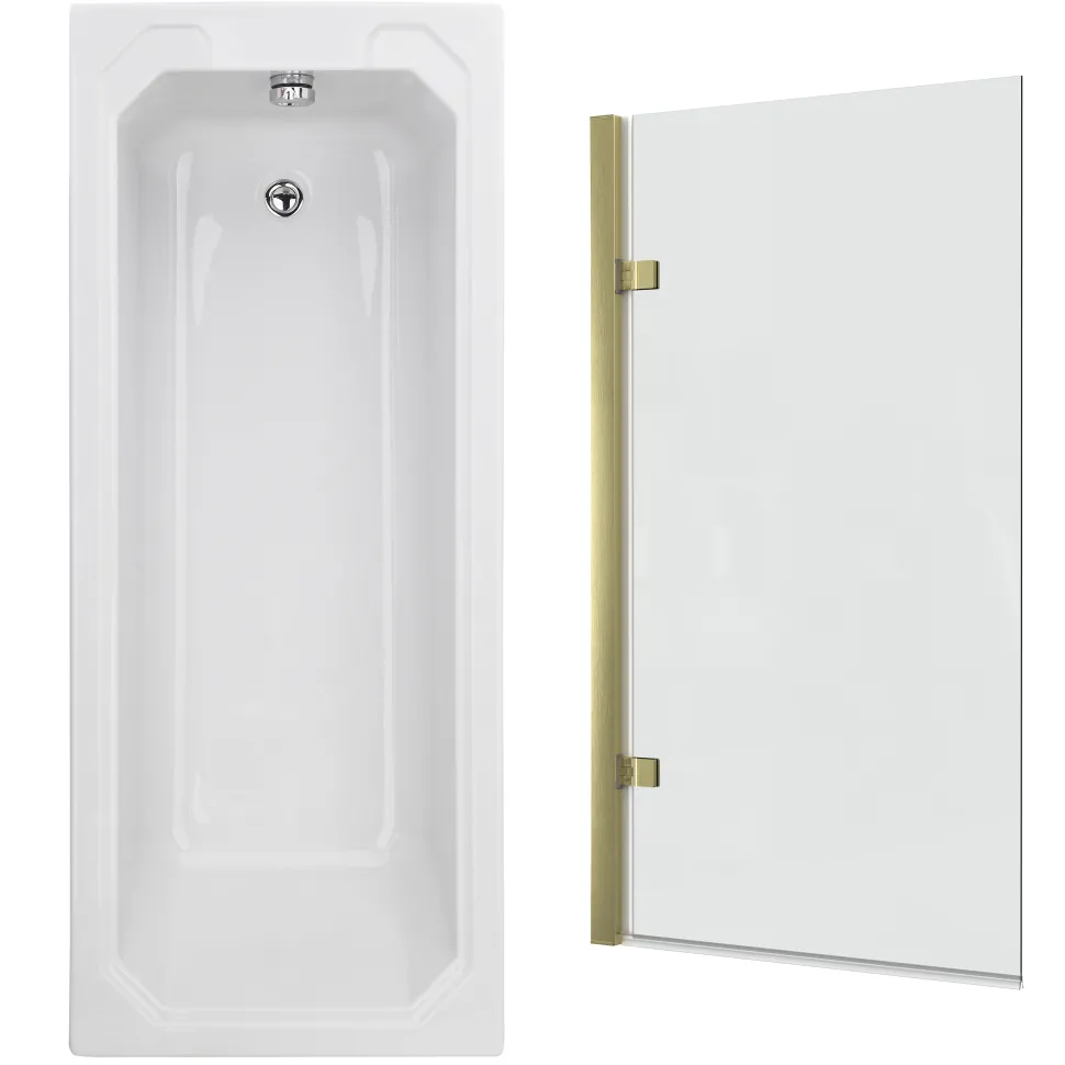Butler & Rose Art Deco Shower Bath & Shower Screen