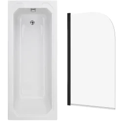Butler & Rose Art Deco Shower Bath & Shower Screen