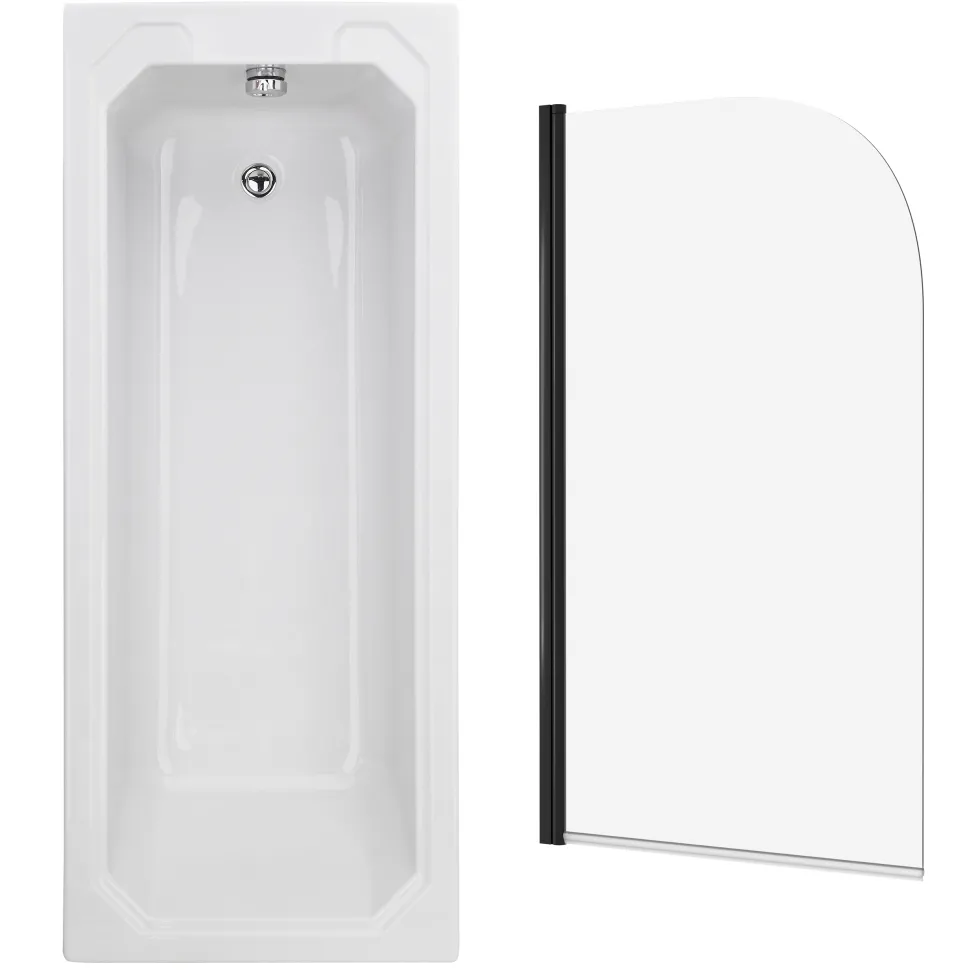Butler & Rose Art Deco Shower Bath & Shower Screen