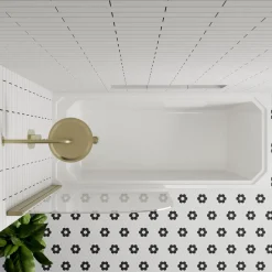 Butler & Rose Art Deco Shower Bath & Shower Screen