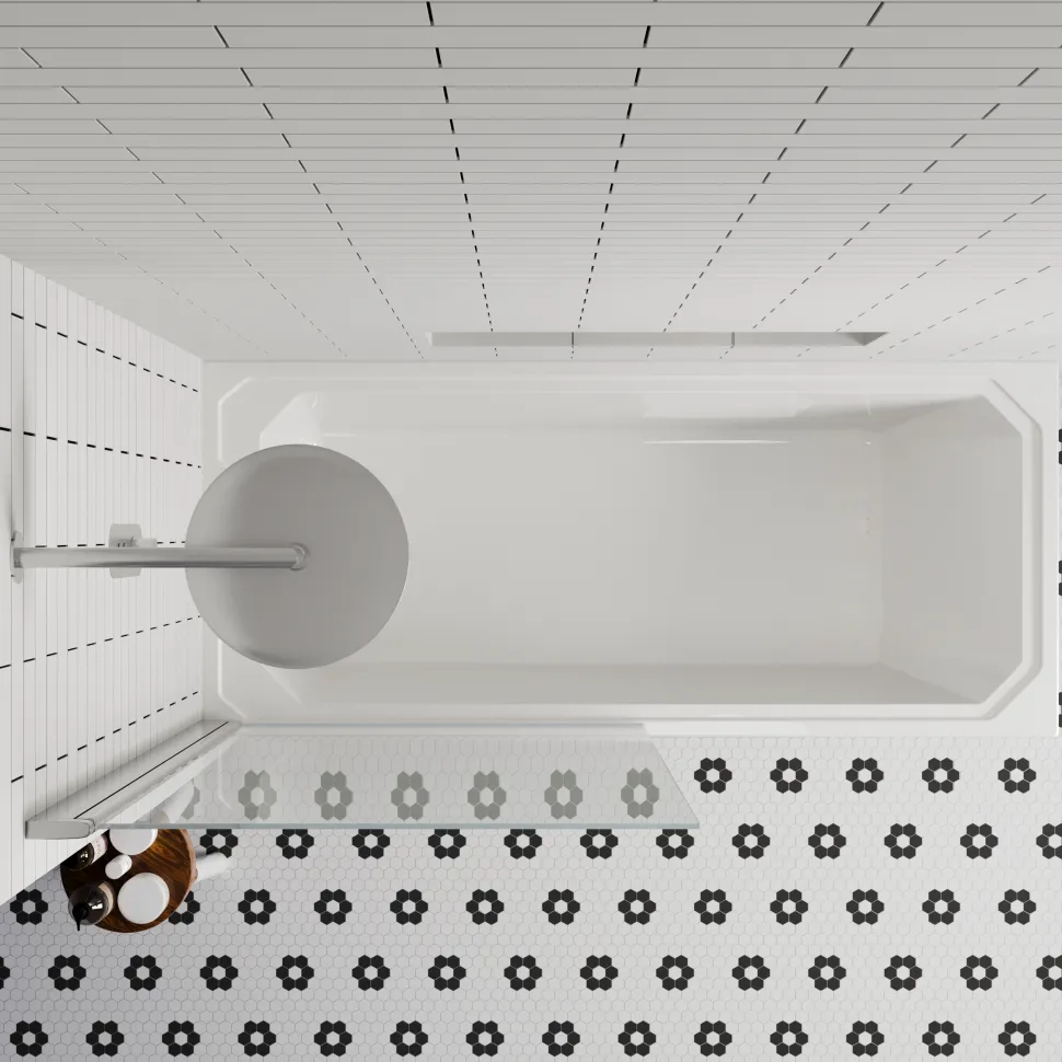 Butler & Rose Art Deco Shower Bath & Shower Screen