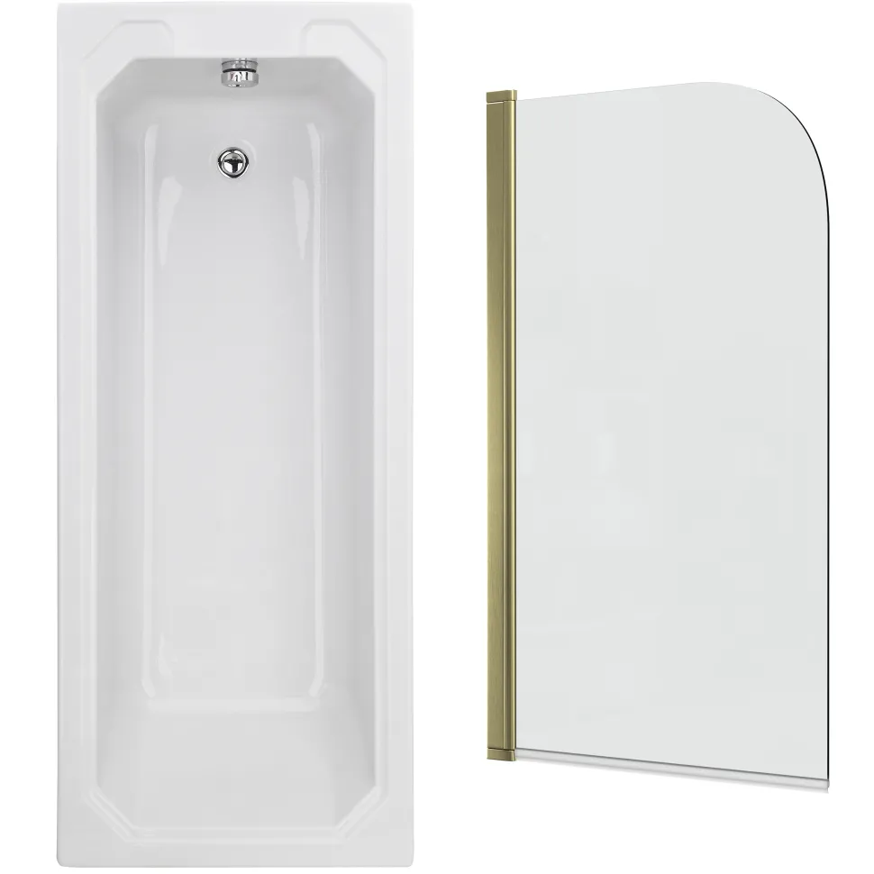 Butler & Rose Art Deco Shower Bath & Shower Screen