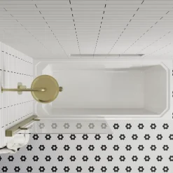 Butler & Rose Art Deco Shower Bath & Shower Screen