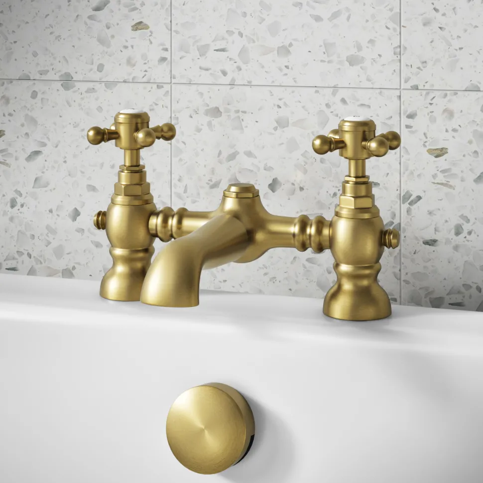 Butler & Rose Beatrice Brushed Brass Bath Filler