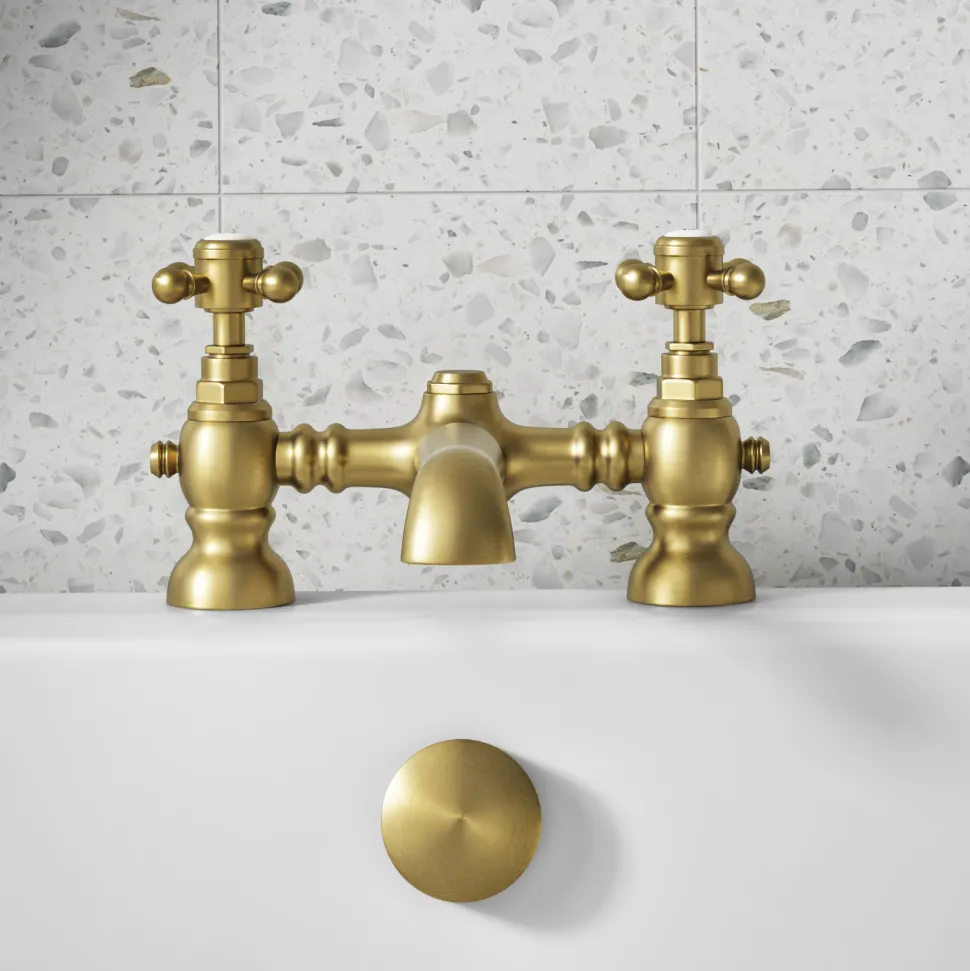 Butler & Rose Beatrice Brushed Brass Bath Filler